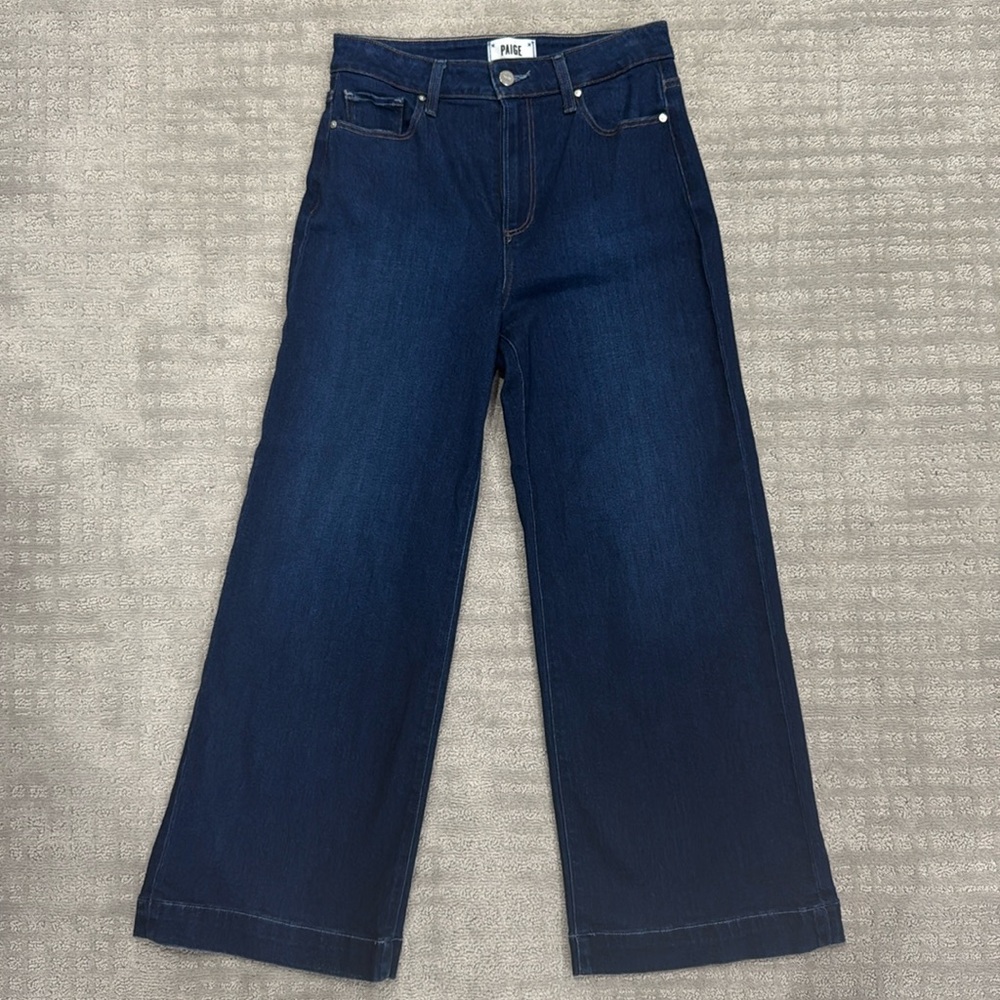 Paige Anessa Wide Leg Crop Jean 28